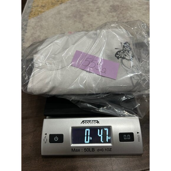 Butterfly Graphic Womens White T Shirt Cotton Short Sleeves Sz 3X - Picture 9 of 9